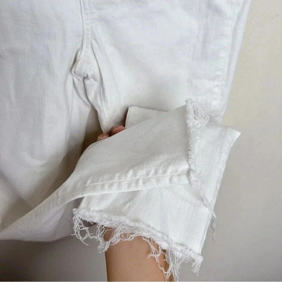 Madewell Womens 25 The Perfect Vintage Jean in Tile White Raw-Hem Edition - Picture 8 of 15